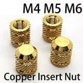 thumbnail image 4 of Brass Heat Set Insert Nuts Injection Molding Hot Melt Embedded Threaded Insertion Copper Nut For Plastic 3d Printing, 4 of 6