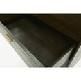 thumbnail image 6 of Modrest Novak 5-Drawer Modern Wood Veneer Chest in Dark Oak/Antique Brass, 6 of 13
