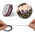 thumbnail image 4 of Kit de decoración de uñas, pinceles para decoración de uñas, herramienta para puntear uñas, cintas para uñas, cristales de imitación, kit de lima de uñas para mujeres, 4 of 8