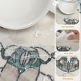 thumbnail image 6 of Ivalue Insect Area Rugs 3x5 Washable Entryway Rug Indoor Non-Slip Carpet for Living Room Low Pile Throw Rugs (Beige), 6 of 9