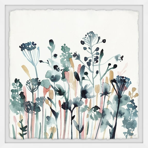 Marmont Hill Colorful Blooming Buds Framed Wall Art, 12" x 12"