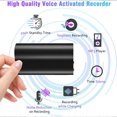 thumbnail image 5 of 16GB Voice Recorder, Mp3 Spy Magnetic Recording Device Hidden Voice Activated Mini Audio Recorder,HD Digital Voice Activated Recorder Magnetic Recorder Device for Meetings Interviews Classes Lectures, 5 of 8