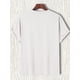 thumbnail image 4 of [1pc Fashionable Graphic Print T-Shirt] Summer Casual Crew Neck T-Shirt, Polyester Knit Fabric with Slight Stretch, Regular Fit, with Humorous Graphic Print, for Adults, Fashionable Everyday Wear, 4 of 8