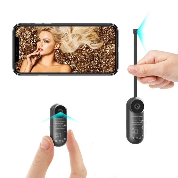 Cámara espía oculta SpicaMmall 1080P WiFi con 2 lentes 2021
