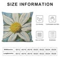 thumbnail image 5 of YINGXI  Spring Pillow Cover Daisy Polka Dots Decorations Seasonal Farmhouse Summer Pillow Case Decor for Sofa Couch（Blue 20x20in, 5 of 5