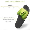 thumbnail image 3 of GZHJMY Stylish Slides for Women Men, Green Forest Soft Flexible Slip-on Sandals Slippers, 3 of 7