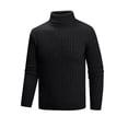 thumbnail image 5 of Domuza Men’s Turtleneck Sweater, Long‑Sleeve Stretch Ribbed Knitted Pullover Top, Slim‑Fit Basic Lightweight Casual Jumper for Fall & Winter, 5 of 6