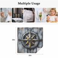 thumbnail image 5 of Vintage Compass Coastal Cloth Napkins, Summer Beach Ocean Nautical Washable and Reusable Dinner Napkins Set of 6, Table Napkin for Kitchen Party Birthday Wedding Hotel Housewarming 20"x20", 5 of 9