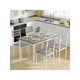 thumbnail image 1 of Industrial 5-piece dining mesa set para 4-rectangular mesa con 4 sillas ideal para para small kitchens y apartments (gris), 1 of 6