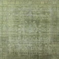 thumbnail image 1 of Ahgly Company Indoor Square Mid-Century Modern Olive Green Oriental Area Rugs, 6' Square, 1 of 6