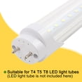 thumbnail image 6 of Uxcell 150cm 2 Pin Double End Cords T4 T5 T8 LED Tubing Lamp Connecting Wire 4 Pack, 6 of 6