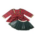 thumbnail image 3 of Chaud Princesse Enfants Bébé Filles Robe de Fourrure de Velours Robes de Soirée à Manches Longues Rouge, 3 of 6