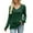 Green, variant on Breezora Women's Soft Knit Sweater V Neck Textured Long Sleeve Pullover Relaxed Fit Cozy Everyday Top L Size Wine