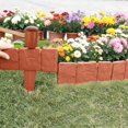 thumbnail image 2 of Plastic Lawn Edging, Interlocking Garden Landscape Border, 20‑Piece 16ft Flexible PP Garden Edging for Flower Beds, Walkways and Lawn Landscaping, 2 of 13