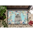 thumbnail image 2 of Maine Coon Spring Flowers Door Mat, 2 of 4