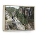 thumbnail image 2 of Designart "Exploring Scenic Mountain Vistas Through Hiking I" Hiking Floater Framed Wall Art Prints, 2 of 5