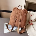 thumbnail image 7 of Mini Backpack for Women, Cute Small Bear Plush Backpacks With Adjustable Shoulder Strap, Ladies Casual Lightweight Travel Daypack Purse,Cute Animal Bag as Gift, 7 of 7