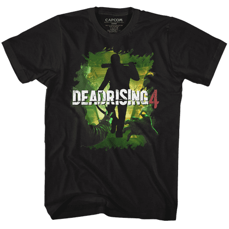 Dead Rising Dead 4 Black Adult T-Shirt