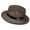 Coffee, variant on Hollow Crochet Straw Hats for Women Men Casual Short Brim Woven Straw Boater Hat for Beach Vacation