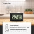thumbnail image 3 of Mini LCD digital (3 PCS - A) Termómetro Higrómetro Temperatura Humedad -50~70 ℃ 10%~99% RH Termómetro portátil Termohigrómetro Indicador para humidores de cocina de oficina Incubadoras de reptiles, 3 of 5