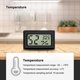 thumbnail image 3 of Mini termómetro digital LCD, higrómetro, temperatura, humedad -50 ~ 70 ℃ 10% ~ 99% RH, termómetro portátil, termohigrómetro, indicador para humidores de cocina de oficina, incubadoras de reptiles (3 piezas - A) Rojo Verde, 3 of 5