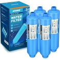 thumbnail image 6 of Kohree RV Inline Water Filter, Reduces Chlorine, Bad Taste, Odor, NSF Certified for Campers, Garden,Marine, ( 4 Pack Blue), 6 of 10