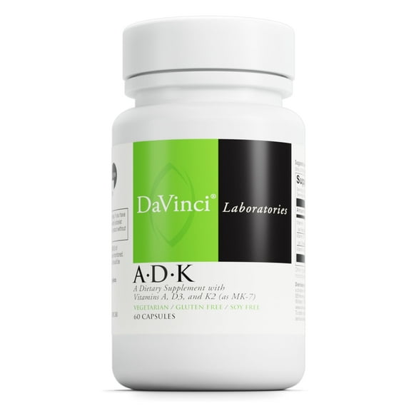 DaVinci Labs A.D.K. - Support Bone, Heart & Immune Health - 60 Vegetarian Capsules