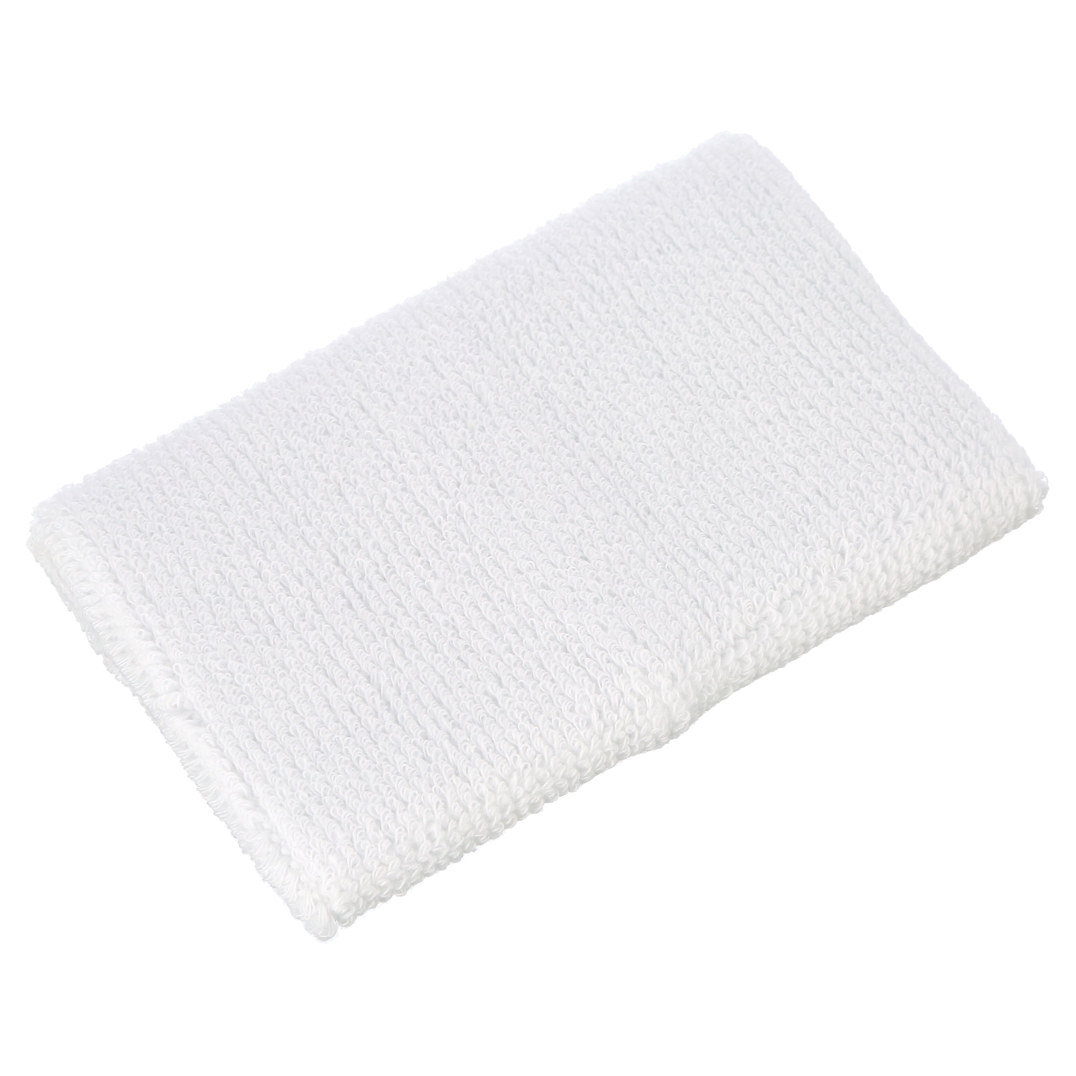 (2 pack) Wilson Adult Stretchable Sports Sweatband, White, 1 Count