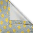 thumbnail image 3 of Ambesonne Yellow Bird Kitchen Curtains, Cartoon Chicken, 55"x45", Pale Seafoam Mustard, 3 of 3