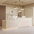 thumbnail image 3 of Luxury Mobile Reception Desk Modern Counter Clinic Designs Premium Display Reception Desk Hotel Kassentisch Shop Furniture HDH My Lux Decor Round, 3 of 7
