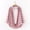 Pink, variant on Herrnalise Women's Lightweight Open-Front Cardigan Sweater Women's Long Sleeve Tops Single-breasted Lapel Cardigan Shirt Fashion Button Lattice Blouse