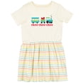 thumbnail image 3 of Inktastic Love Train Girls Toddler Dress, 3 of 5