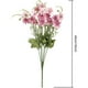 thumbnail image 2 of Nvzi Paquete de 6 ramos artificiales de margaritas para exteriores, resistentes a los rayos UV, decoración floral, plantas artificiales de seda, color rosa., 2 of 5
