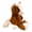 Dark Brown, variant on YIFAEUX Cartoon Horse Plush Doll Sitting Pose Big Eye Horse Plush Toy Realistic Fluffy Stuffed Animal Year of The Horse Mascot And Gift