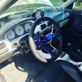 thumbnail image 6 of RASTP Aluminum 14inch Racing Steering Wheel 350mm Deep Dish 6 Bolt with Horn Button STW020-Blue, 6 of 6