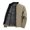 Khaki, variant on Ediodpoh Mens Jackets Spring Autumn Business Stand Collar Windbreaker Coat Mens Coat Black L
