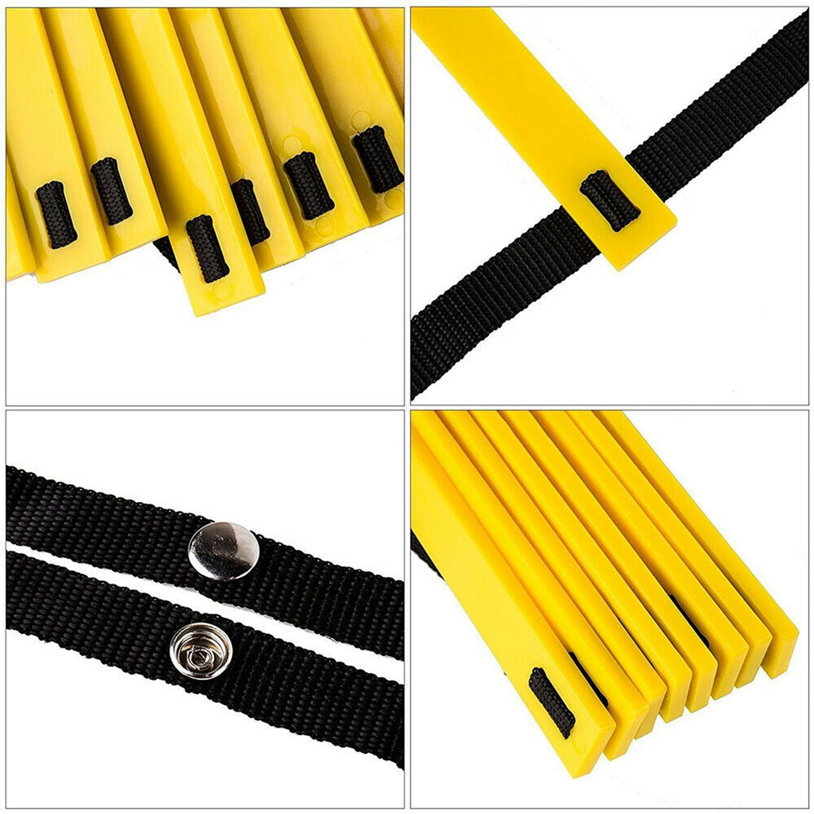 funtasica Agility Ladder, Training Exercise Ladders for Soccer Football Boxing Footwork Sports Agility Training with Carry Bag, 8/12/16/20 Rung - , 9M 16Joint