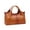 Brown, variant on Purses For Women Vegan Leather Handbags Tote Purse Shoulder Bag Ladies Large Capacity Bags Brown