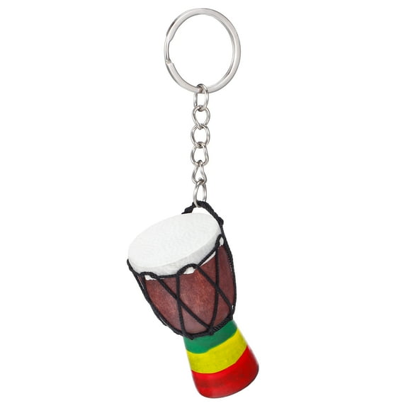 GAXIRE Percussion Keychains African Drum Key Chain Multi 1Pack
