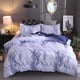 thumbnail image 5 of Juego de ropa de cama de marmoleado de 3 piezas, funda de edredón, juego de funda de almohada, dormitorio, habitación de invitados, funda nórdica, funda de almohada Inevent HA3042-07B, 5 of 7