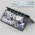 thumbnail image 6 of Dteck for Samsung Galaxy Z Fold 6 with Hinge Protection & S Pen Holder & Front Screen Protector, Plating Hard PC Folding Cover Case for Samsung Galaxy Z Fold 6,Black, 6 of 6