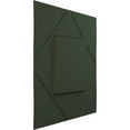 thumbnail image 2 of 19 5/8"W x 19 5/8"H Aubrey EnduraWall Decorative 3D Wall Panel, UltraCover Satin Hunt Club Green (Covers 2.67 Sq. Ft.), 2 of 6