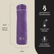 thumbnail image 3 of Contigo x Ally Love Ashland Chill 2.0, acero inoxidable, botella de agua a prueba de derrames con tapa AutoPop Easy Lean, sin BPA, 24 oz, violeta, 3 of 8