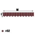 thumbnail image 1 of 2.5m/3m/3.5m/4m/5m Store Banner Replacement Waterproof Fabric Strips Wavy Valance Sun Shade Canopy Patio Awning, 1 of 4