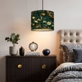thumbnail image 5 of Linen Drum Lamp Shades Vintage Floral Botanical Harmonious Earth Tones 13" x 13" x 10" Lampshade for Table Lamps Floor Lamps Lamp Shade Replacement Easy Assembly Required, 5 of 8