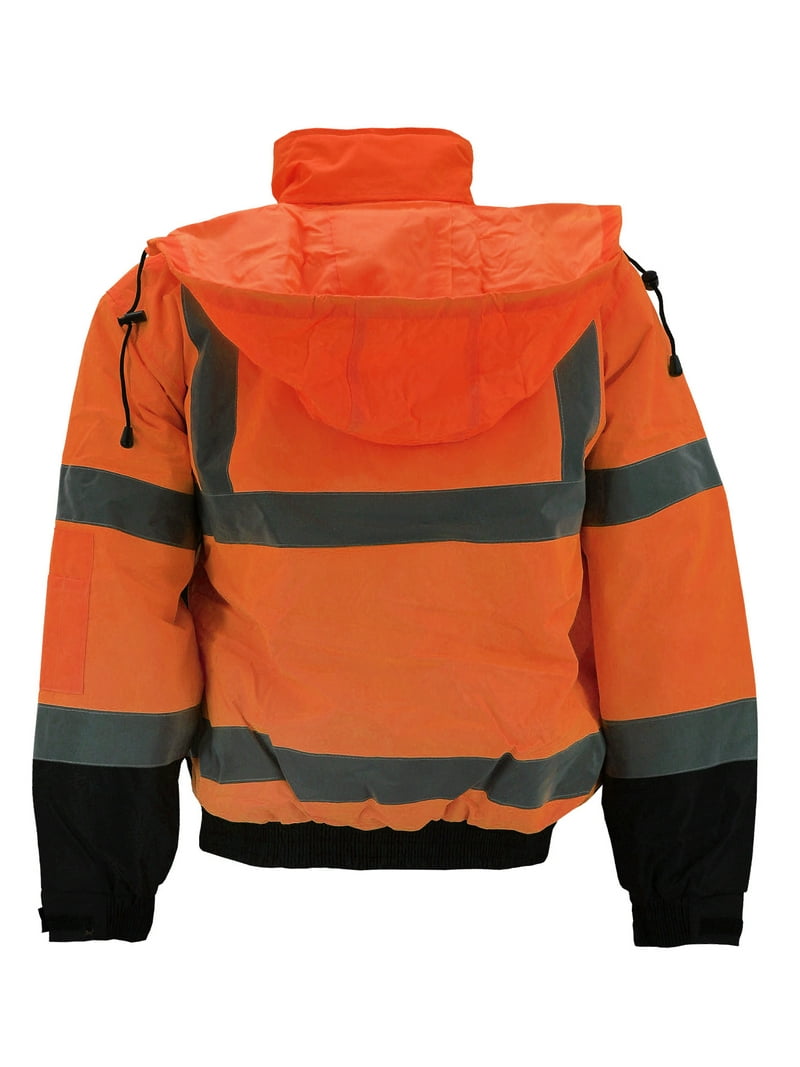 Tuff-Gard Men's XL Class 3 Neon Orange Hi Vis Safety Workwear