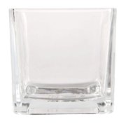 12 Pack: 5 Cube Glass Vase by Ashland
