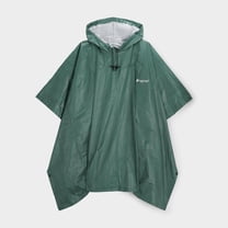 Frogg Toggs Ultra-Lite2 Rain Poncho for Adults, Packable Emergency Poncho, Dark Green, One-Size