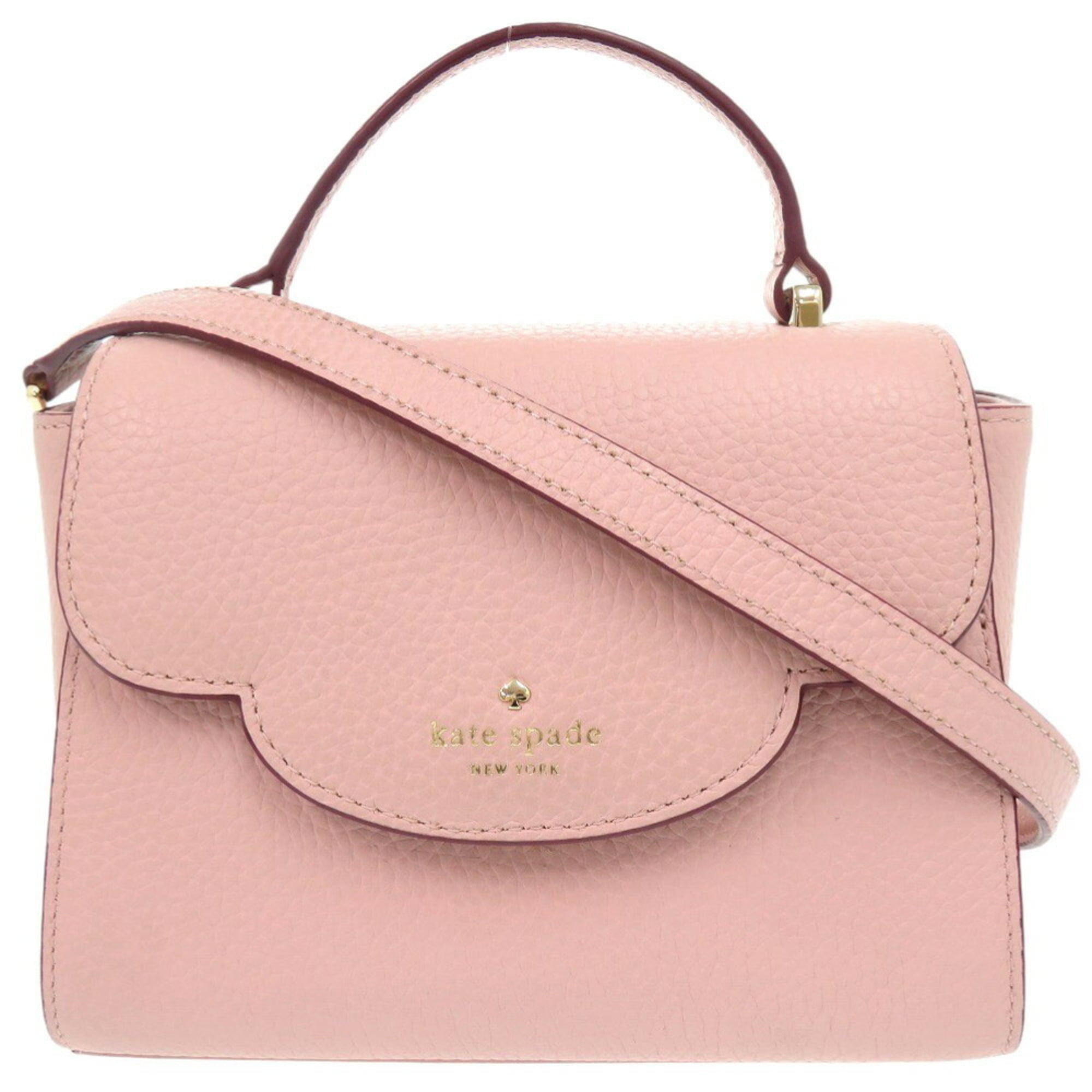 Pre-Owned Kate Spade Leather Pink Shoulder Bag Handbag 0259Kate (Good)