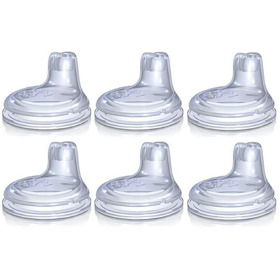 nuby 6 pack replacement silicone spouts for the nuby no spill easy grip cup